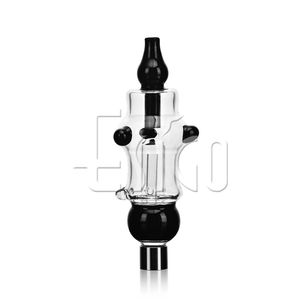Esigo Assorted Color Ceramic Tip Glass Hookah Pipe Glass Smoking Accessories Nectar Collector with Colored Box