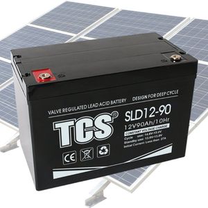 Tcs Sld12-90 12 Volt 90ah AGM RV Battery Sealed Deep Cycle Marine Battery 12V Battery Deep Cycle Marine for Solar Energy System