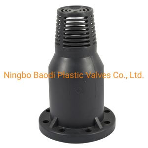 FRPP Foot Valve (H41F-10S) , Plastic, Bottom Valve