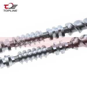 Parallel Shaft Mounted Coaxial Helical Screw Element Food Extruder Spare Parts