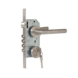European Design South America Hot Selling Mortise Door Handle Lock Office Lock Set Stainless Steel Lock Set