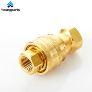Youngparts Kzd BSPT 1/4 Female Brass Hydraulic Quick Release Couplings