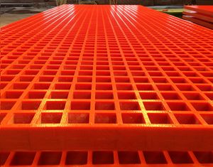 FRP GRP Fiberglass Molded Grating Concave Surfaces