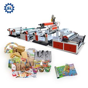 Cheap Extrusion Coating Lamination Machine with Paper Nonwoven Ppwoven Plastic