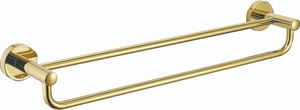 Kitchen Bathroom Double Towel Shelf Rack Holder Gold Color Towel Bar