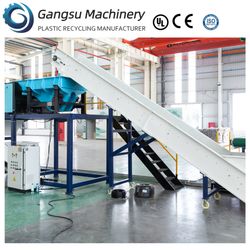 Electric Automatic Pet Bottle Recycling Hot Washing Line with High Output