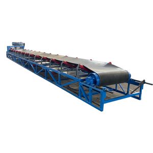 B800 Movable Belt Conveyor Sand Gravel Transportation Efficient Belt Conveyor