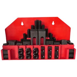 Premium 58 Piece M8 M10 M12 Milling Clamping Kit for Precision Work