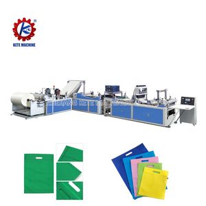 Full Automatic Nonwoven Bag Machine for Flat Bags Non Woven Fabric Maker