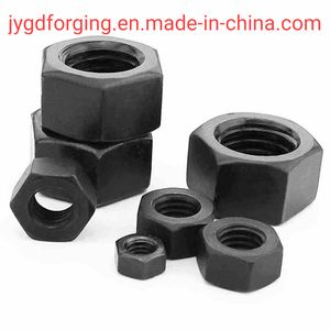 High-Strength Black Grade 8.8 Steel Hex Nut for Fastening Solutions