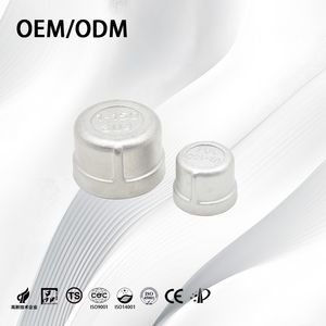 Stainless Steel Industrial ANSI B16.9 Threaded Tube End Cap for Pipe Fitting