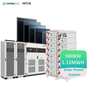 Mali South Africa Ess Storage Solar Power Station 250kw 500kw 1MW Hitek off Grid Hybrid Commercial Solar Energy Systems Complete Set