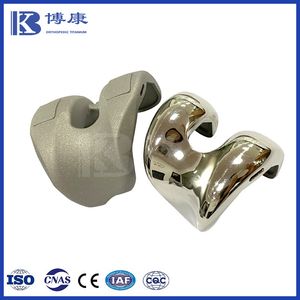 Medical Knee Replacement Implants Casting Cobalt Chromium Molybdenum Lost Wax Knee Cast