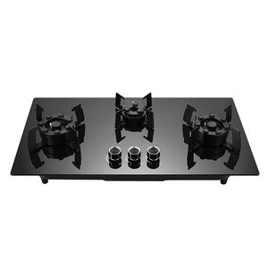 Home Appliance Durable Kitchen 3 Burners Gas Stove with Custom Logo and Safe Certification for Household Cooking