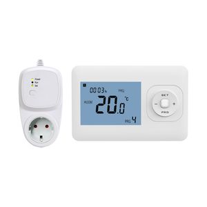 Smart WiFi 868MHz Wireless Heating Room Thermostat with Plug Socket Receiver Thermostat