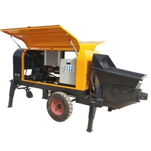 Construction Machinery Small Trailer Pump Diesel Mini Concrete Pump