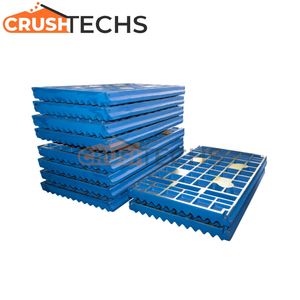 Quarry Machine Parts Fixed Jaw Die for Jaw Crusher Spares