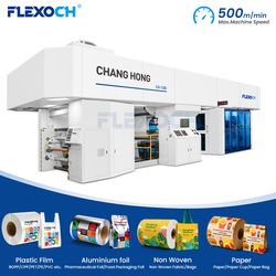 4 Colors Servo Motor Center Drum Flexo Printing Machine