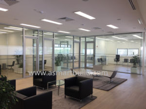 Glass Office Partition for Audi Motors Building Project with Best Quality and Competitive Price