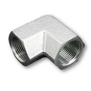 90 Degree Elbow 3 Way BSPT Female Stainless Steel Hydraulic Adapter 7t9 NPT Thread Fitting