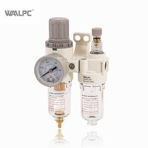 Waalpc Customized High Quality Pneumatic Components Air Filter Regulator Combination Lubricator Neumaticas Filtro Regulador Con Manometro Ou-Mini-1/4