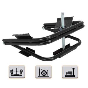 Light Trailer Tire Leveler with Ratchet Wrench, RV Camper Leveling System Fits Most 13", 14" and 15" Trailer Wheels, Easy Leveling Without Blocks or Ramps