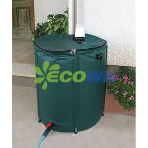 PVC Tarpaulin Foldable Rain Barrel Flexible Water Tank