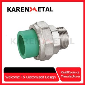 Factory Can Customize High-Quality PPR Threaded Pipe Fittings PPR Threaded Pipes and Fittings