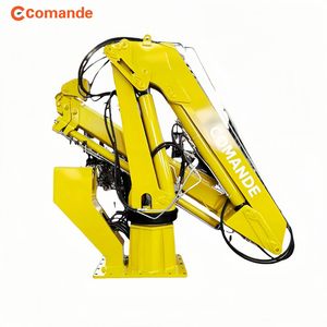 Heavy-Duty 8-Ton Folding Boom Crane for Marine Applications