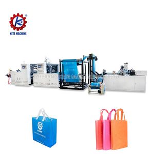 Non Woven Shopping Bags T-Shirt D Cut Cloth Bag Making Machine