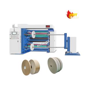 Jumbo Roll Paper Self Adhesive Label Film Slitter Rewinder Machine High Speed Label Slitting and Rewinding Machine