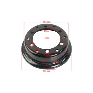 Forklift Parts Universal Heli, JAC, 650*10/150-180/6mm Wheel Rim