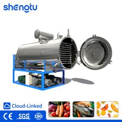 Ultra-Low Temperature Food Vegetable Fruit Tea Herbs Vacuum Freeze Drying Equipment