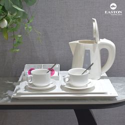 High Quality Hotel Electric Kettle Sets with Melamine Tray