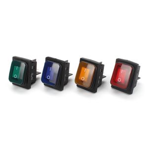 20A on off Illuminated Kcd2 4 Pin Waterproof Rocker Switch