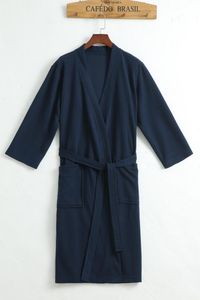 Hot Sale Bathrobe 100% Cotton Grey Color Bathrobe