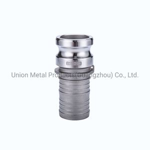 Type E SS316 Rubber Hose Fitting Irrigation Quick Releases Fluid Transfer Camlock Coupling