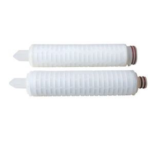 Folding Filter Cartridge Wholesale 10 Inch PP Microporous Membrane Filter Cartridge Wine Urea Precision Filter Cartridge 0.220.45 Commercial