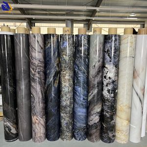 0.35mm Marble Digital Printing Pet PVC Decorative Film for Interior PVC Sheet