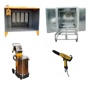 Electrostatic Powder Coating Line Equipment with Booth and Oven