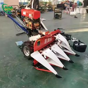 Faithin Machinery Walking Corn Harvester Machine Farm Tractor Agricultural Machine Wheat and Rice Reaper for Sale