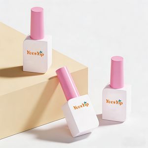 Empty Glass Nail Gel Bottle 6ml/10ml/15ml UV Gel Bottle Refillable Nail Art Packaging Customizable