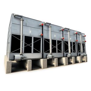Stable Operation Closed Hybrid Flow Cooling Tower for Chemical Plant