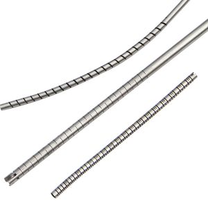 Stainless Steel Heart Endoscope Hypotube Spiral Laser Cut