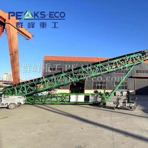 Automatic Remote Control Mobile Conveyor Movable Telescopic Belt Conveying Equipment for Mine Sand Stone