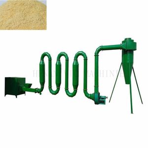 Industrial High-Efficiency Hot Air Sawdust Pipe Dryer for Grains and Wood Powder With Burning Stove