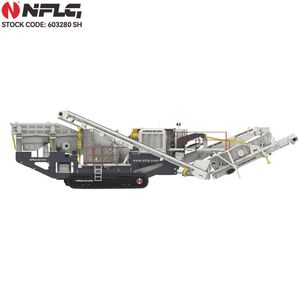 Strong Processing Capacity Tracked Mobile Stone Impact Crusher for Sandstone Aggregate Processing