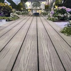 Stylish Composite Decking for Gardens, Terraces, and Landscapes