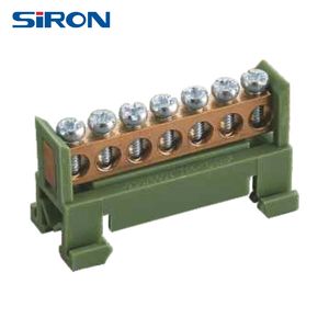Siron H503-1 DIN Rail Connecting Copper Terminal Block Electrical Wire Connector