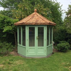 Can Custom-Made Garden Wood Pavilion